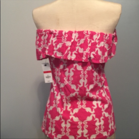 Crown & Ivy seahorse ruffle tube top & sweater - Picture 7 of 8